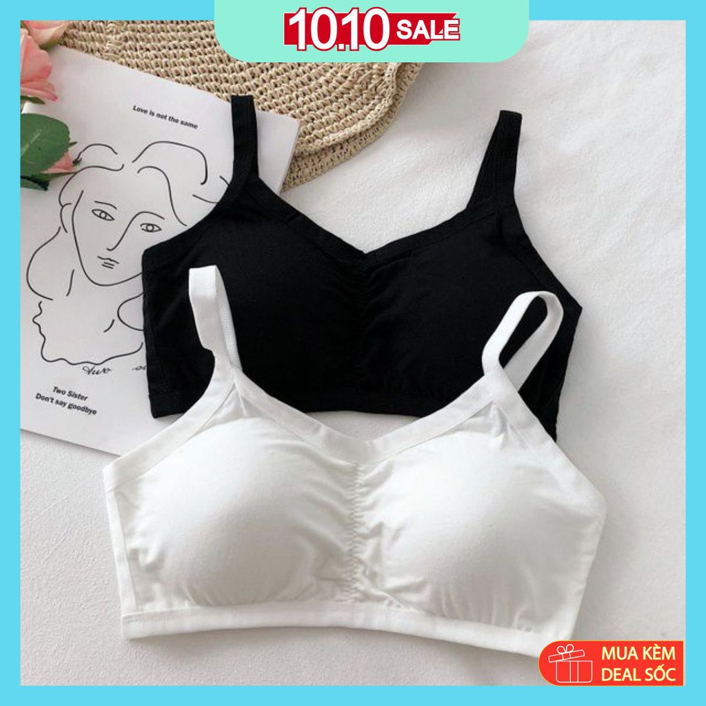 Áo lót nữ, áo lót bra cotton đệm mỏng ôm trọn bầu ngực xinh xắn