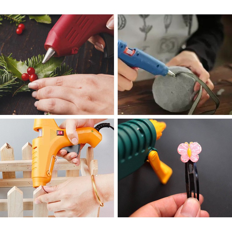 Que keo silicon NHIỀU MÀU nóng chảy tiện dụng