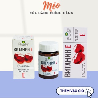 SỈ [CHÍNH HÃNG100%] Vitamin E đỏ Mirrolla NGA 270mg – LOẠI LỌ VÀ VỈ