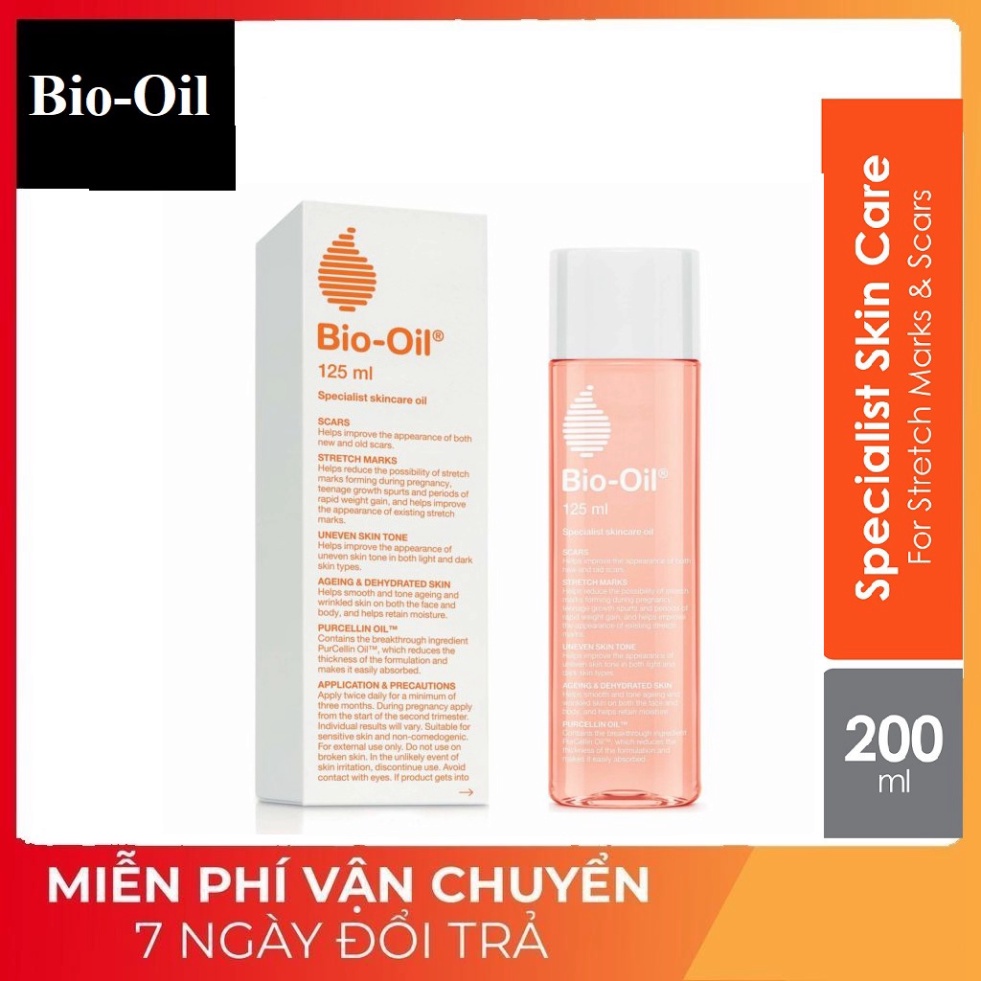 Dầu Dưỡng Giúp Mờ Sẹo &amp; Giảm Rạn Da Bio Oil Nam Phi [ Chuẩn Úc]