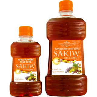 Nước súc miệng thảo dược Sakiw 200ml