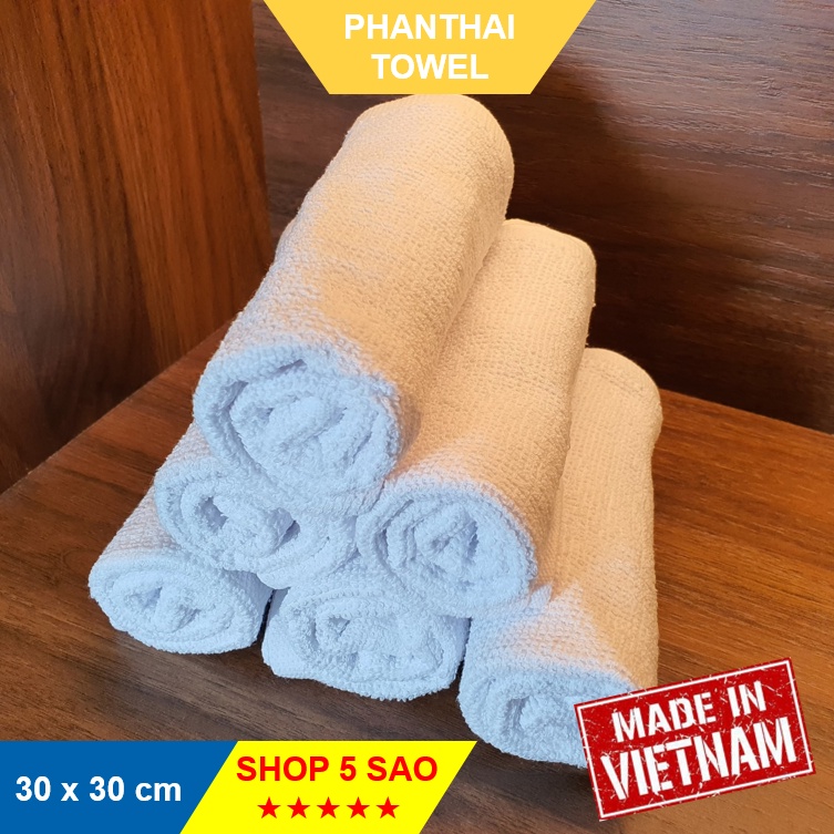 [Mã Life1511A Giảm 10% Đơn 50K] [Hàng To] Khăn Ăn Trắng Lớn, Đa Năng Kích Thước 28X28 Cm #Khanvuongtrang #Khanlau