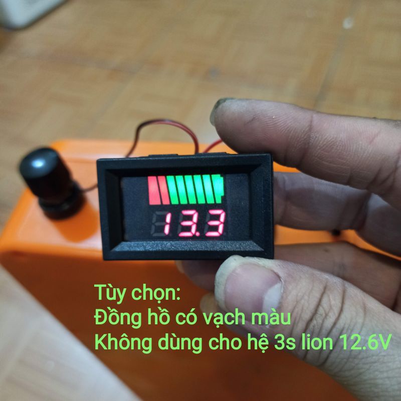 Vỏ cam dùng lăp pin, tối đa 48 cell 32650 hoặc 24 cell 33140