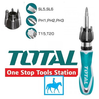 Bộ tuốc nơ vít đa năng 8 chi tiết total tacsd30086
