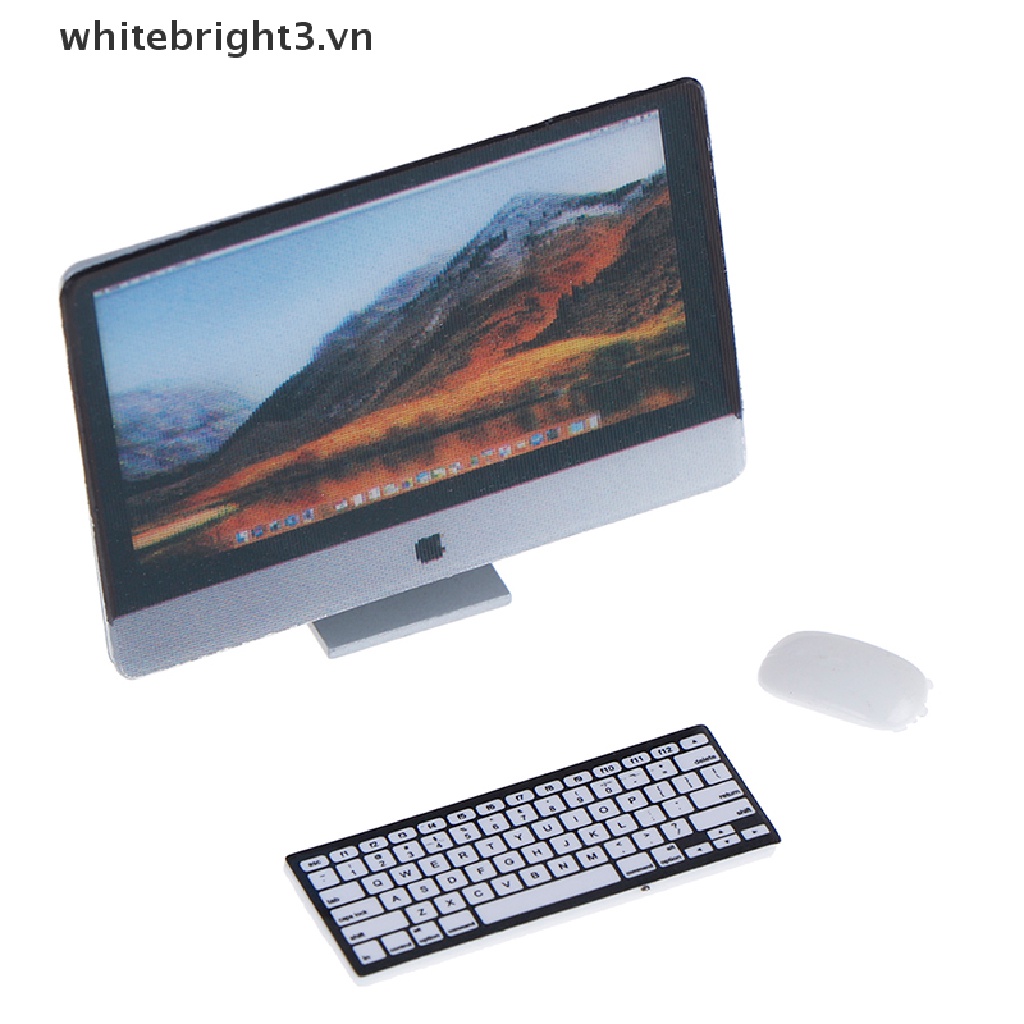 Máy Tính Mini 11 Ob 11% bady &amp; Toys% Tỉ Lệ 1 / 12 Cho Bé Chơi Đồ Hàng
