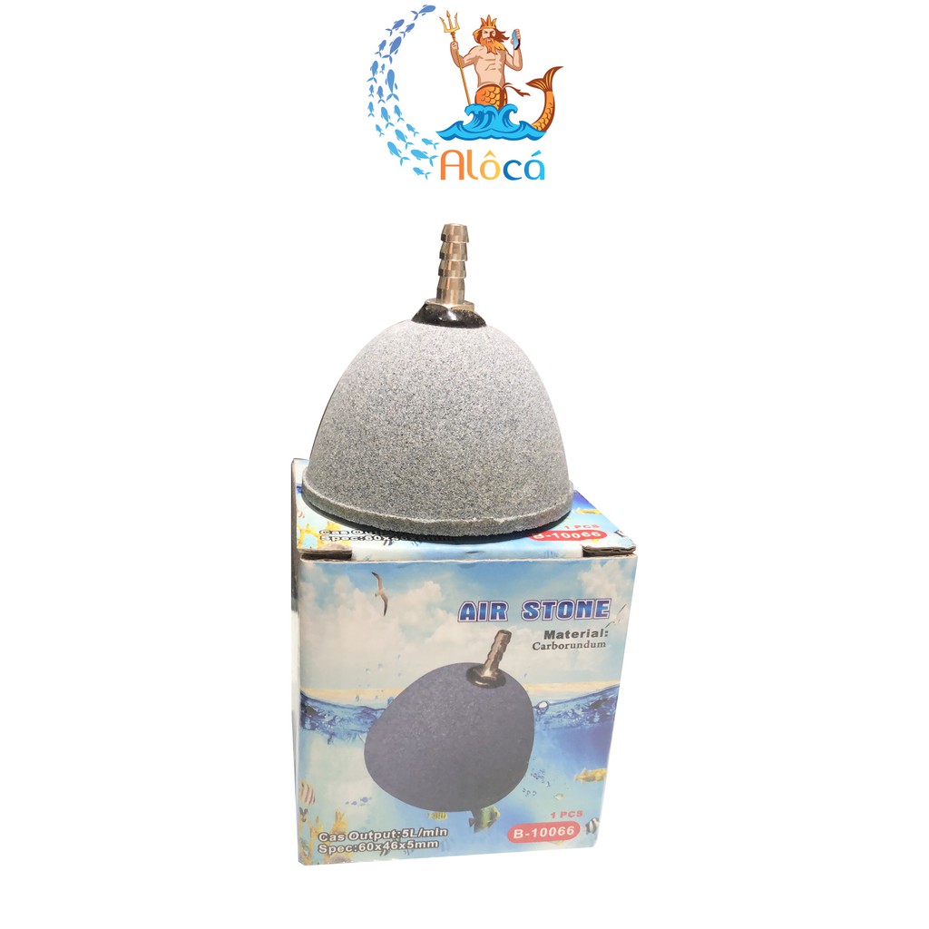 Quả sủi oxy hình nón phi 6 cm, 8 cm, 10 cm cho bể cá cảnh, hồ cá Koi