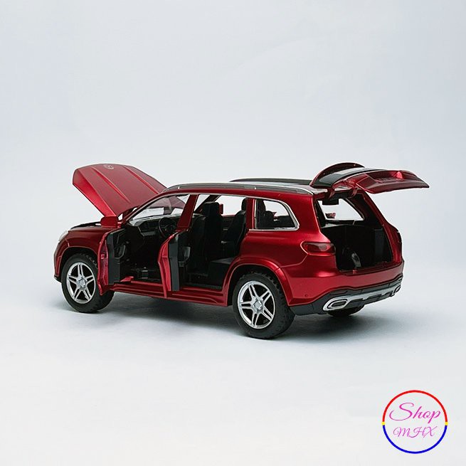 Xe đồ chơi mô hình sắt Mercedes-Benz GLS 580TẶNG KÈM BIỂN SỐ tỉ lệ 1:32 hãng Chimei