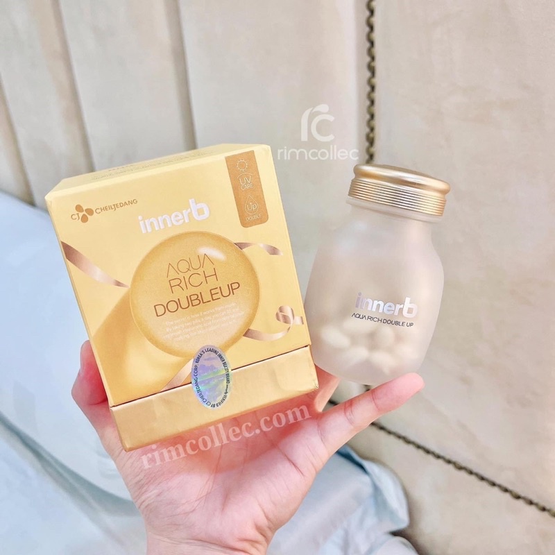 Viên uống nước collagen Innerb Aqua Rich 70v | Thế Giới Skin Care