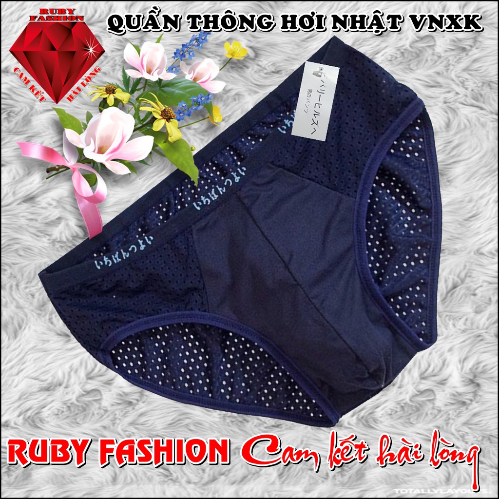 Có size lớn:  = set 6 Quần lót nam, Quần sịp nam lưới Nhật, Thun lạnh thông hơi