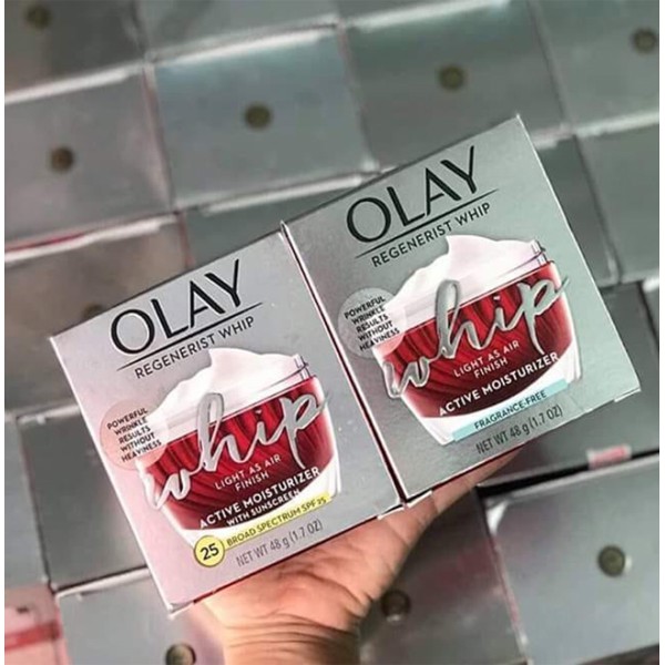 [Hàng Mỹ] Kem Olay Regenerist Whips Dưỡng Ẩm Chống Lão Hóa (48g)