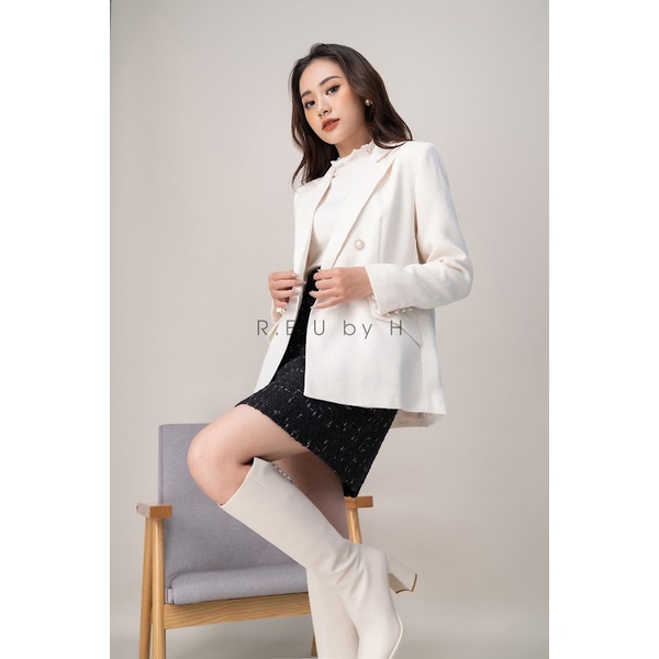 Áo vest dạ 21VT023 Dạ Tweed | BigBuy360 - bigbuy360.vn