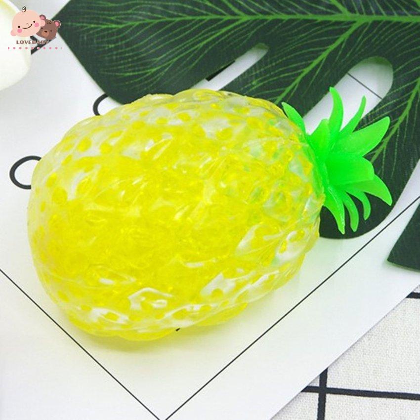[HOT]Pineapple Decompression Vent Ball Stress Relief Squeeze Squishy Ball Toy