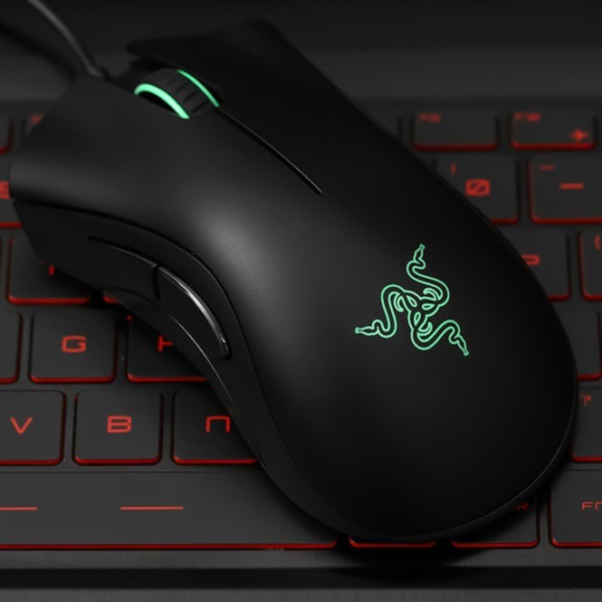 Chuột Có Dây Gaming Razer DeathAdder Essential Đen 6400 DPI - Hàng chính hãng - BH 24 tháng