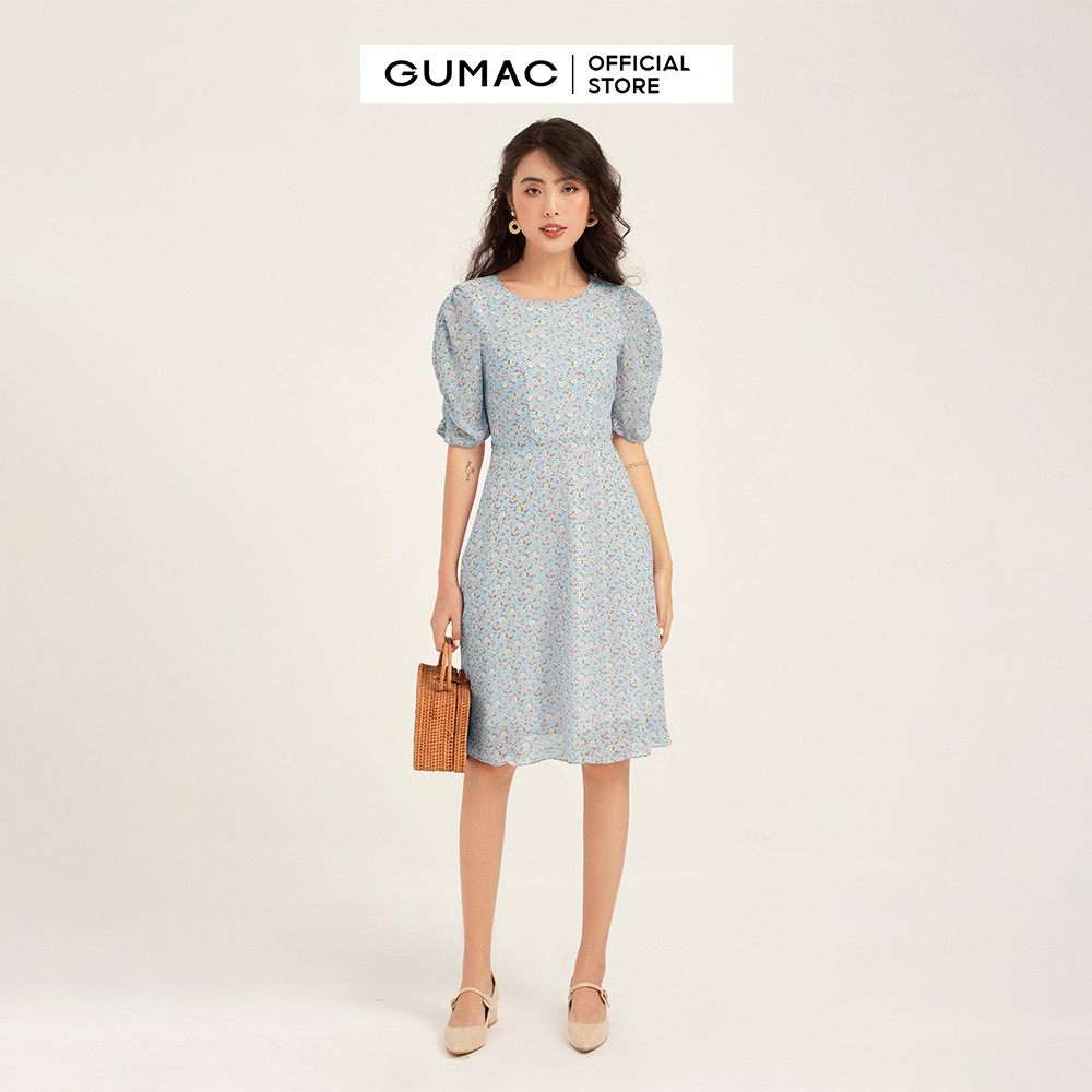 Đầm nữ ôm body GUMAC tay ngắn dễ thương, đủ màu đủ size DB1135 | BigBuy360 - bigbuy360.vn