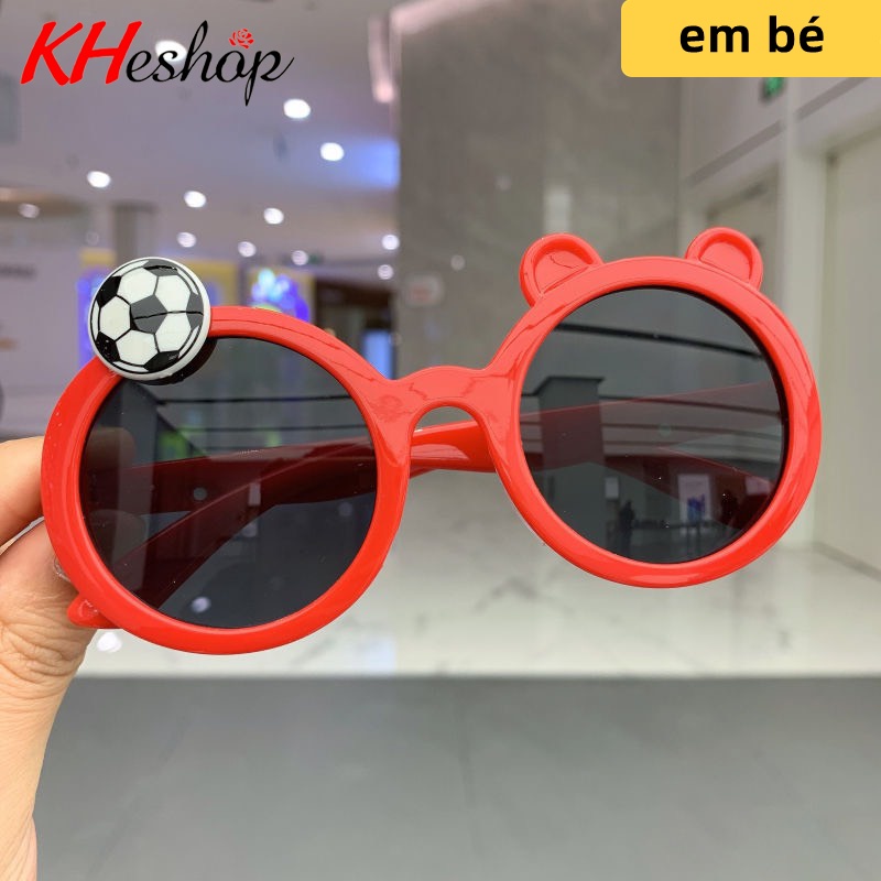 [Siêu Hot] Phong cách Hàn Quốc 2022, Kính Hoạt Hình Bóng đá kính chống nắng siêu hot cổ vũ Seagame 31 mã Y83134