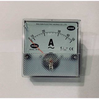 Đồng hồ đo ampe 50a 80x80