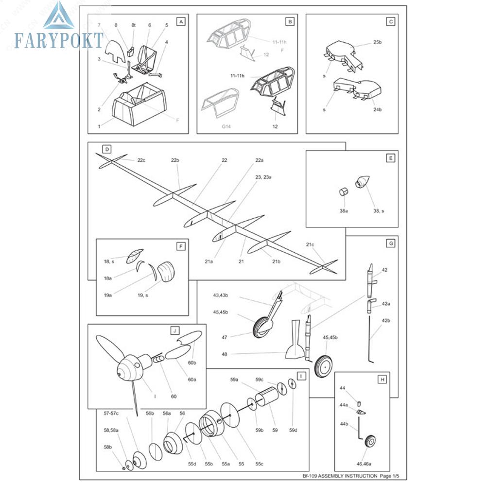 Mô Hình Máy Bay Quân Sự Messi Bf-109 G6 / G14 Tỉ Lệ 1: 32 Chất Lượng Cao