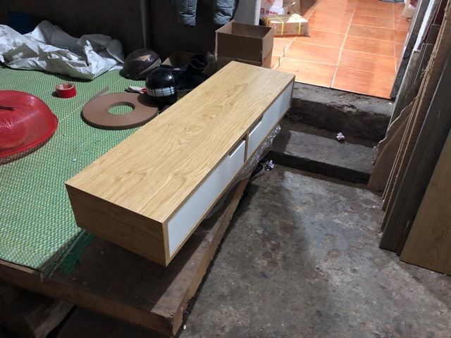 Bàn trang điểm treo tường 1m đẹp 2 ngăn kéo BTD-826 | BigBuy360 - bigbuy360.vn