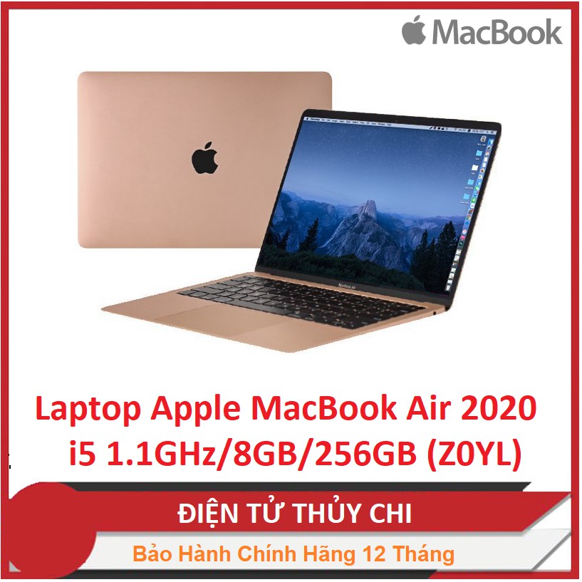 Laptop Apple MacBook Air 2020 i5 1.1GHz/8GB/256GB (Z0YL) | BigBuy360 - bigbuy360.vn