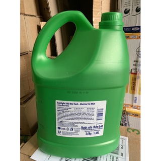 Nước Rửa Chén Sunlight Trà Xanh 3,6L