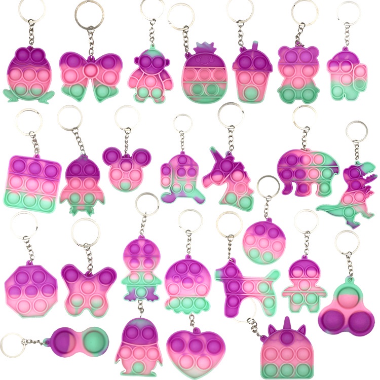 Set 26 Móc Khóa Hình Khủng Long Đồ Chơi Giúp Giảm Căng Thẳng