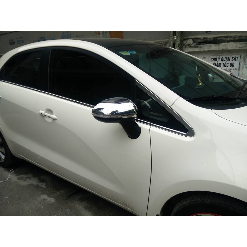 Ốp gương xe kia rio mạ Crom cao cấp sáng bóng bảo vệ gương xe