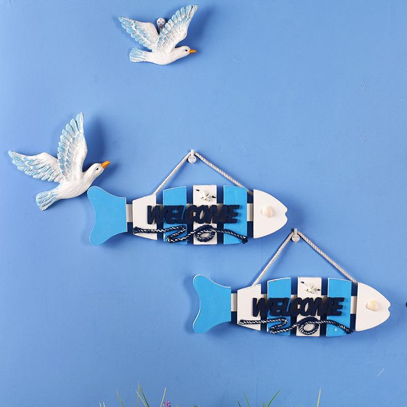 Bảng Hiệu Treo Tường Trang Trí Hình Hàng Rào Phong Cách Địa Trung Hải Độc Đáo