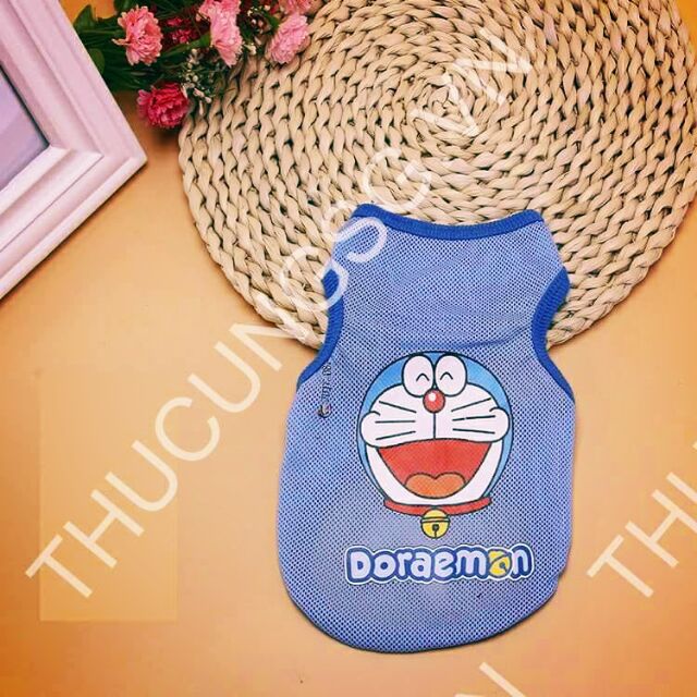 Áo lưới Doraemon cho thú cưng