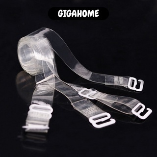 Bộ 2 dây áo ngực trong suốt mềm dẻo móc nhựa có thể điều chỉnh kích thước, dây quai áo lót, dây áo con sợi dẹp tiện ích