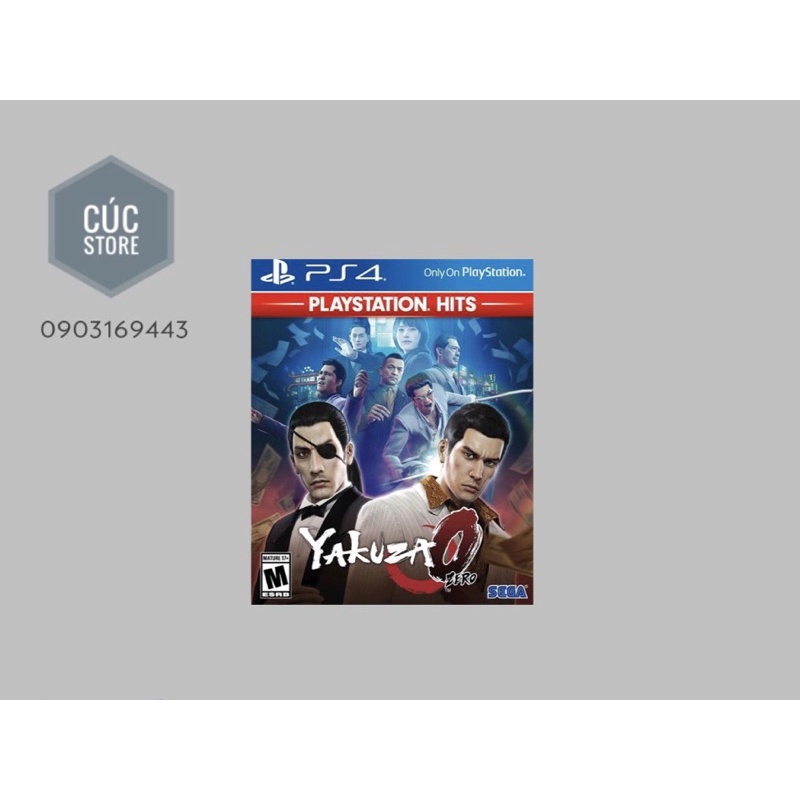 Đĩa chơi game PS4 : Yakuza 0