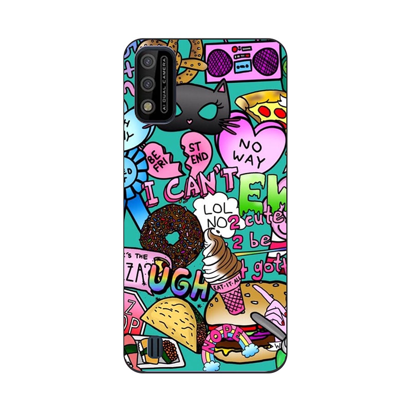 Ốp điện thoại dẻo in họa tiết hoạt hình đáng yêu dành cho Itel A37 itel A26