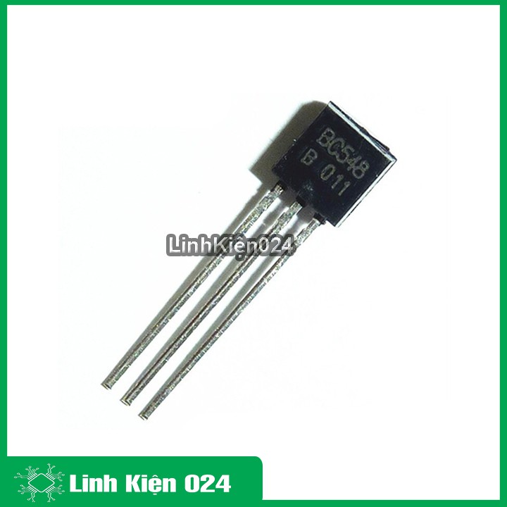 Transistor nghịch BC548 TO-92 chân NPN dòng 0,1A điện áp 30V