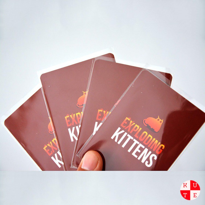 Sleeves Bọc Bài Mèo Nổ Exploding Kittens Bảo Vệ Bài Mèo Nổ 6.4 x 9 cm 100 cái BMN