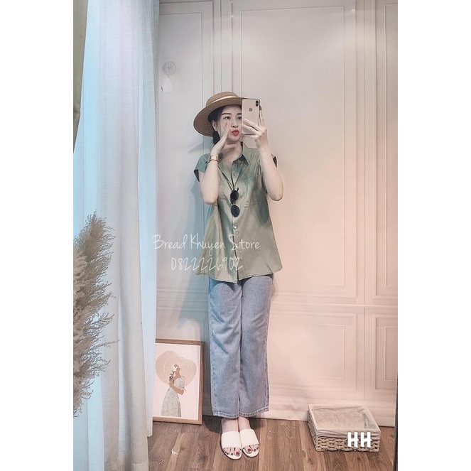 ÁO GU GẤU TRÒN TAY GẬP TÚI NGỰC