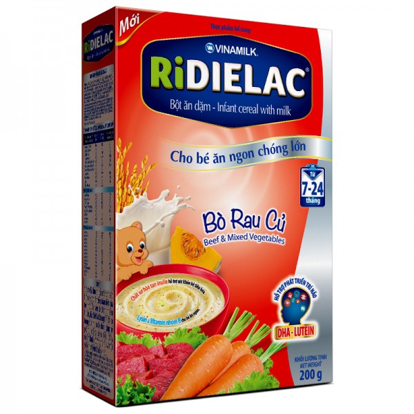 Vinamilk Bột Ăn Dặm Ridielac Bò Rau Củ