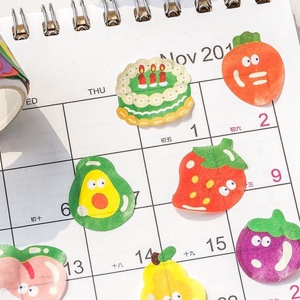 Cuộn băng keo nhãn dán washi họa tiết hoạt hình độc đáo sáng tạo dùng để trang trí