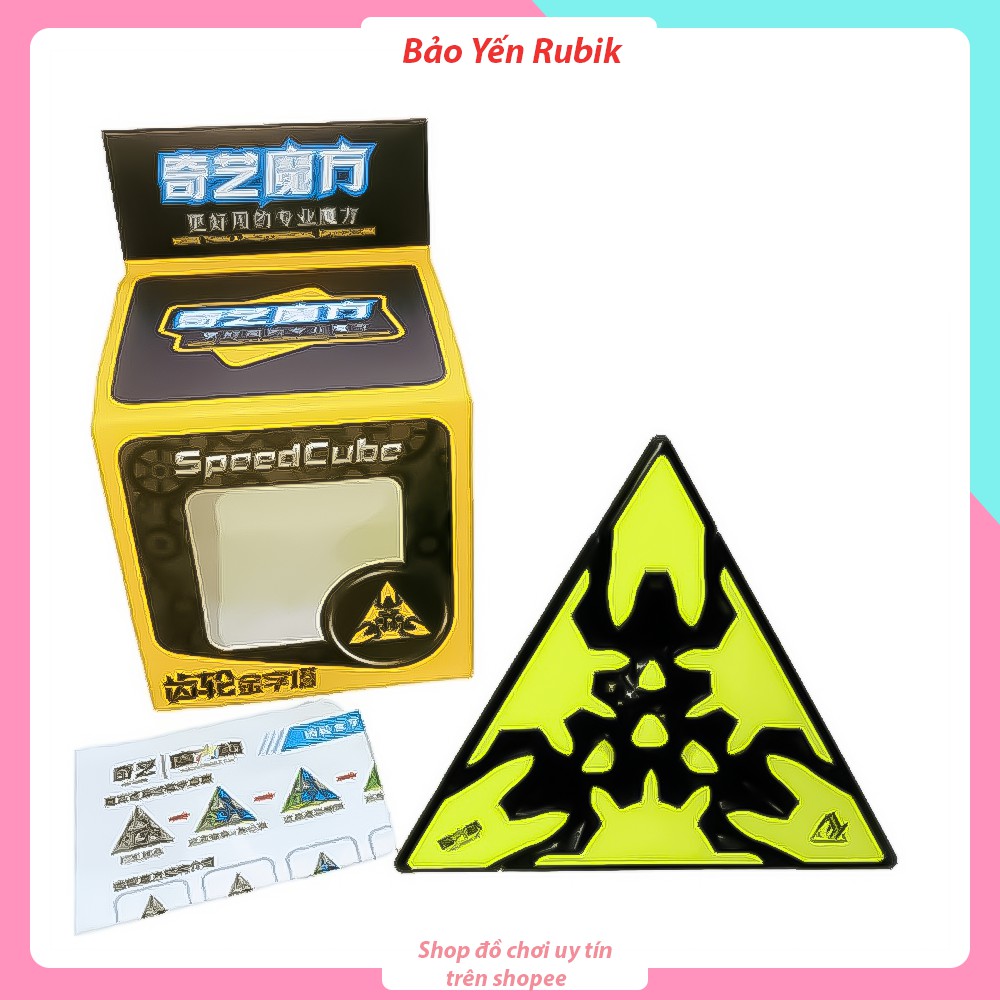 Rubik QiYi Pyraminx Gear Cube Rubic Biến Thể Bánh Răng QiYi Gear Series Rubik Giá Rẻ ( Mã RB122 )