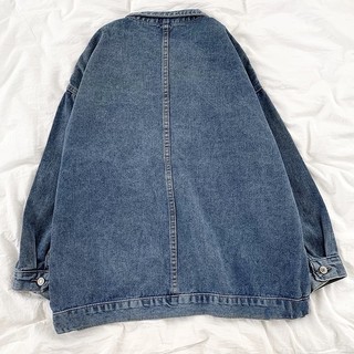 Áo khoác jeans nam nữ basic AK0011 by COC CACH