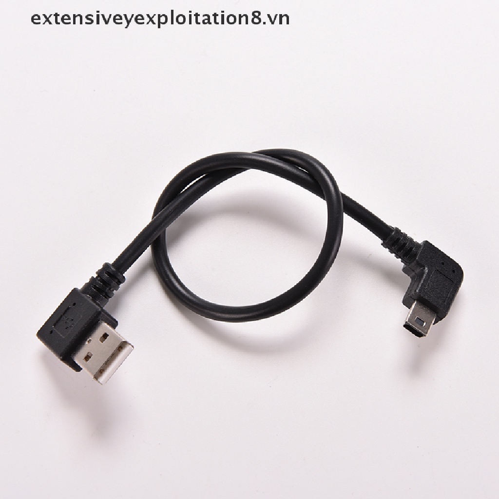 Cáp Chuyển Đổi USB 2.0 A Right Male Sang Mini B 5P Right Angle Male