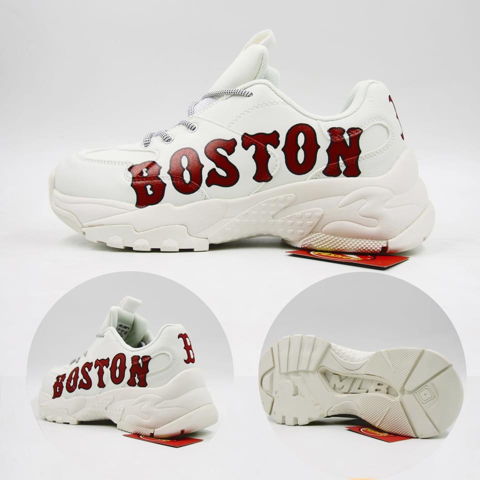 Giày thể thao 𝐌𝐋𝐁 Boston 💦 SALE 🌺, Giày Sneaker Boston NY LA  Chữ In Tăng Chiều Cao 5cm