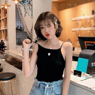 Áo croptop yếm tim ulzzang