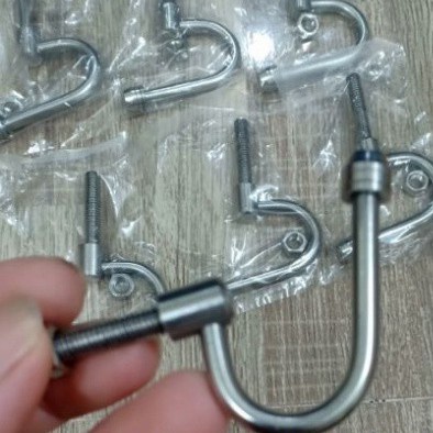 Móc Treo Đồ Xe Máy Loại Inox Dày - Móc Câu Gắn Xe Máy Inox Trắng Sáng Không Gỉ, Dùng Cho Tất Cả Các Dòng Xe Máy