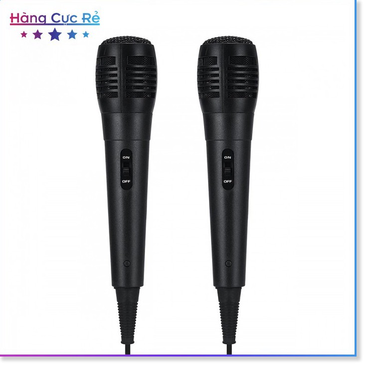 Micro có dây jack 6.5 🔴Freeship🔴 Micro karaoke dây dài 2m thu âm chống hú cực hay giá rẻ - Shop Hàng Cực Rẻ