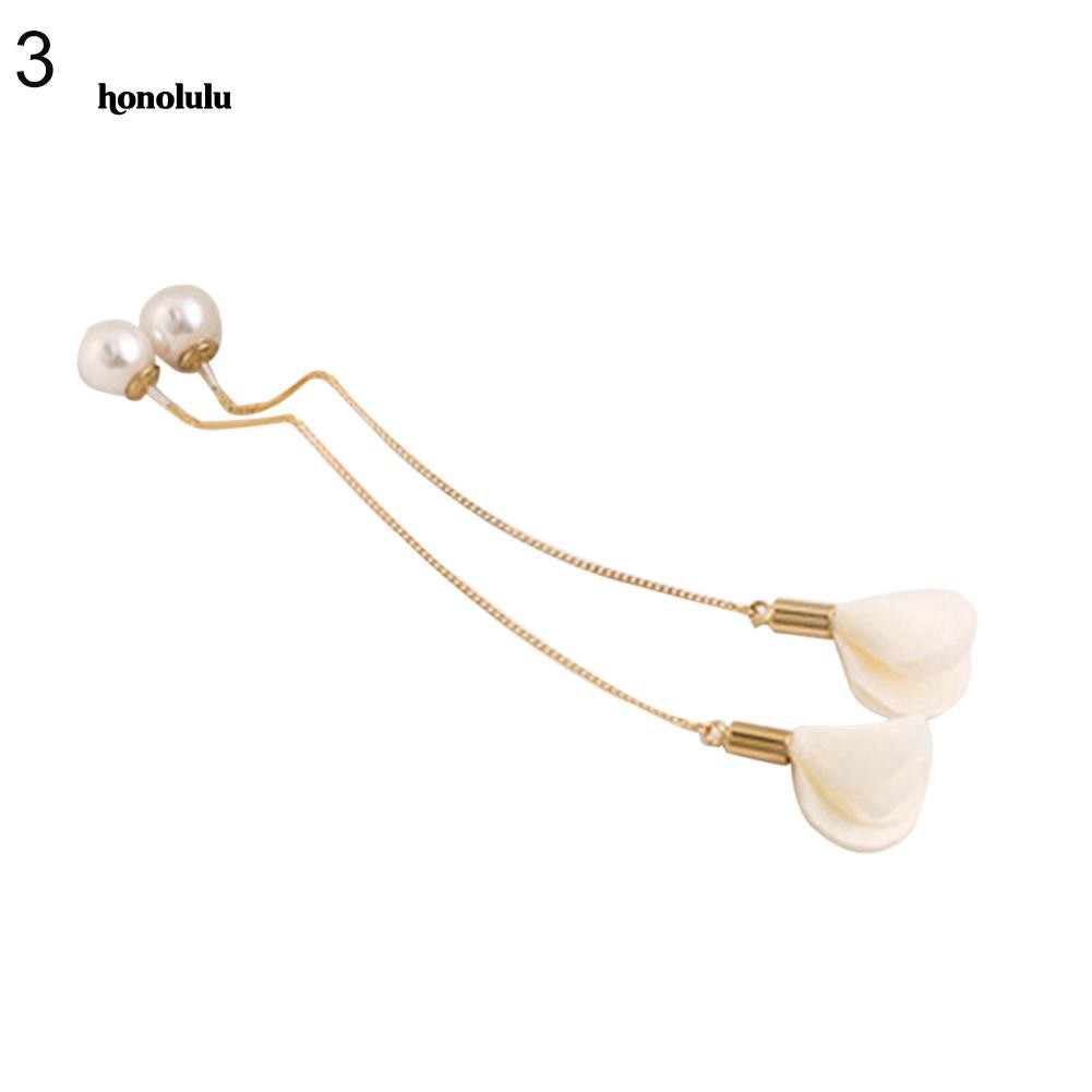 Bông Tai Hoa ĐíNh HạT NgọC Trai Giả