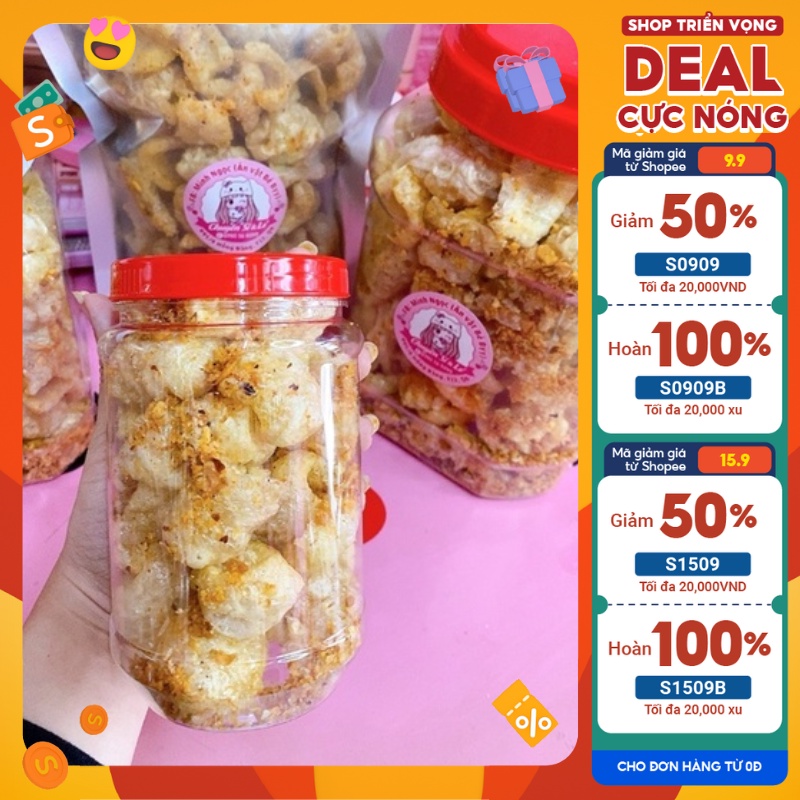 DA HEO LẮC TỎI HỦ NHỎ 100G