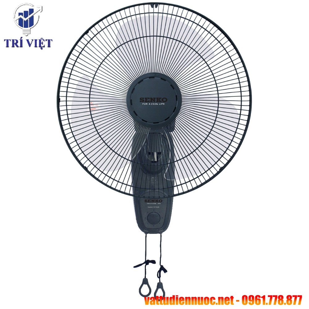 Quạt treo tường Senko TC1626 - Quạt treo 2 dây kiểu dáng đẹp, mát - Bảo hành 24 tháng Chính Hãng