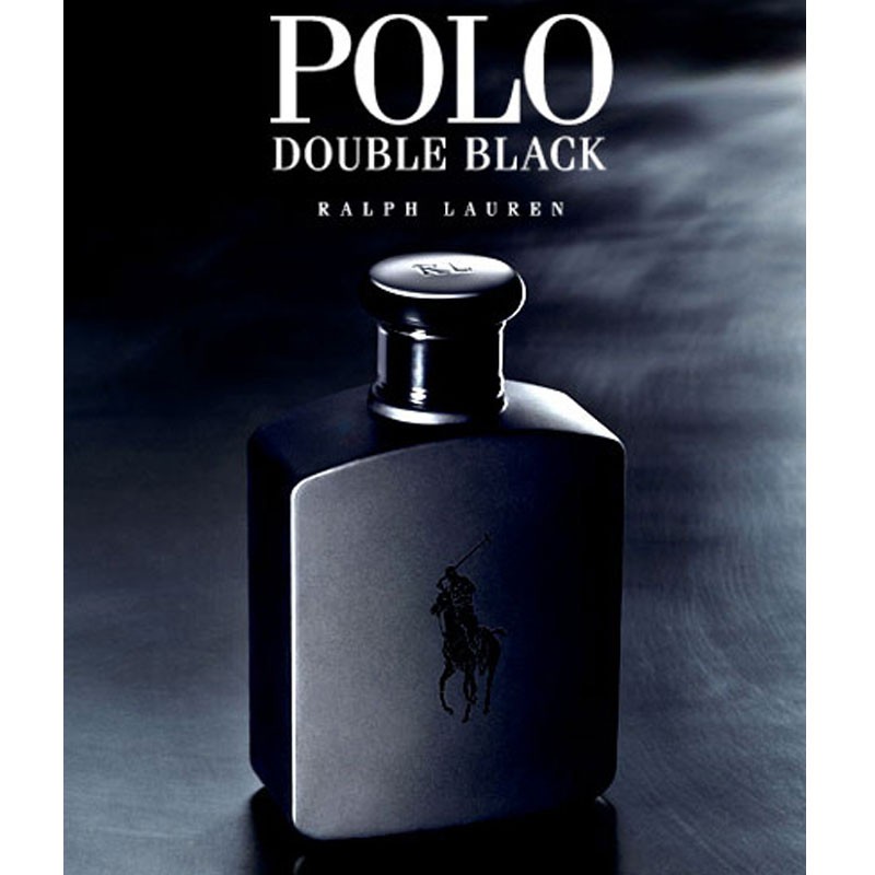 nước hoa nam polo double black  125ml - Hương gỗ cay