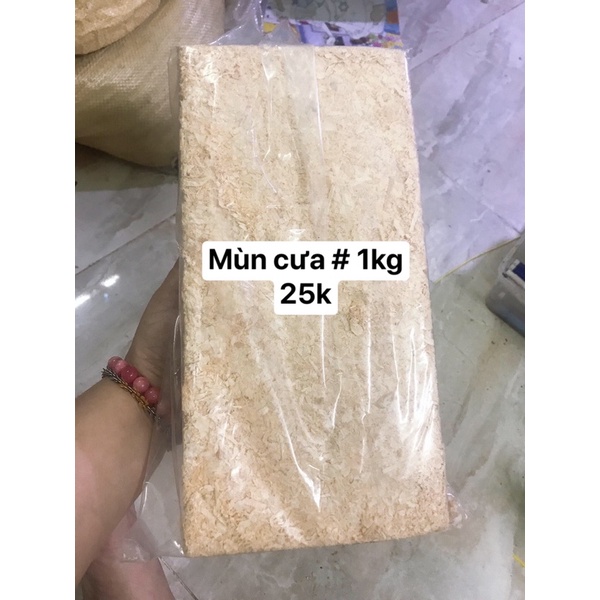 1kg Mùn cưa nén lót ủ chim con , hamster..