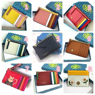 Ví Tory Burch họa tiết độc đáo dùng đựng thẻ / tiền xu