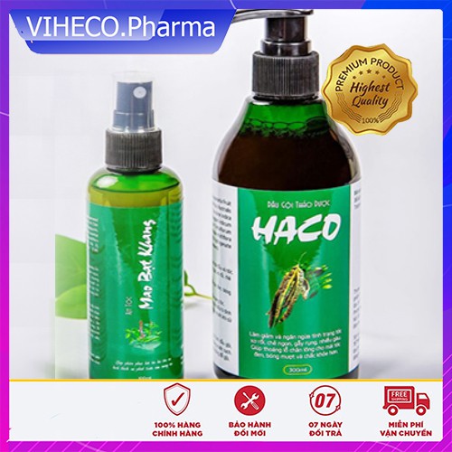 ☑️ 1 Xịt+ 1 Gội Tóc Haco